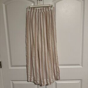 American Eagle Striped Linen Pants Size M